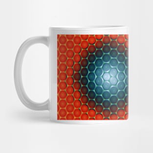 Abstract Blue Sphere Mug